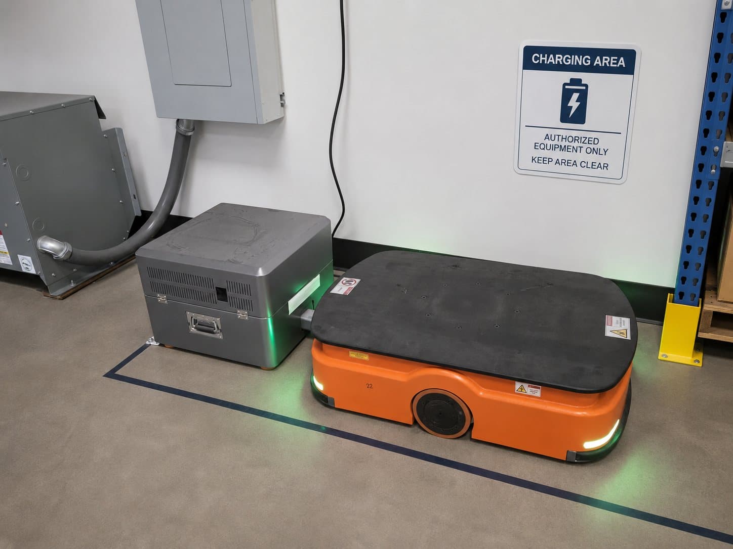 Charging and support zones